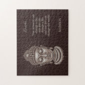 Individuelle Name und Text Buddha Zitat Puzzle (Vertikal)