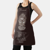 Individuelle Name und Text Buddha Zitat Schürze (InSitu)