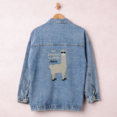 Individuelle Name und Text Cool Llama Jeansjacke (Hangar)