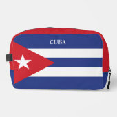 Individuelle Name- und Text-Cuba-Flag Waschbeutel (Vorderseite)