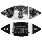 Individuelle Name und Text Foto Keepake-Geschenk Football (Paneele)