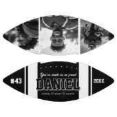 Individuelle Name und Text Foto Keepake-Geschenk Football (Paneele)