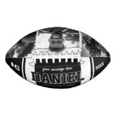 Individuelle Name und Text Foto Keepake-Geschenk Football (Vorderseite)
