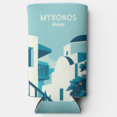 Individuelle Name und Text Griechenland Selters Dosenkühler (Vorderseite)