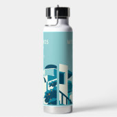 Individuelle Name und Text Griechenland Trinkflasche (rechts)