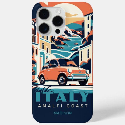Individuelle Name und Text Italien Case-Mate iPhone Hülle (Rückseite)