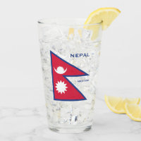 Individuelle Name- und Text-Nepal-Flagge