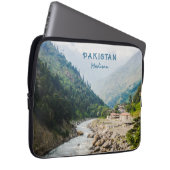 Individuelle Name und Text Pakistan Laptopschutzhülle (Vorne Rechts)