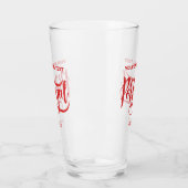 Individuelle Name und Text Portugal Glas (Links)