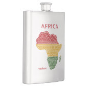 Individuelle Name und Textafrika Flachmann (Rechts)