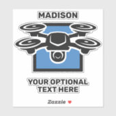 Individuelle Name- und Textdrossel Aufkleber (Blatt)