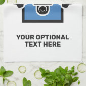 Individuelle Name- und Textdrossel Geschirrtuch (Gefaltet)