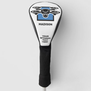 Individuelle Name- und Textdrossel Golf Headcover