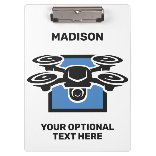 Individuelle Name- und Textdrossel Klemmbrett (Vorderseite)