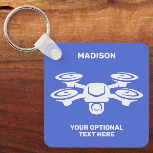 Individuelle Name- und Textdrossel Schlüsselanhänger (Vorderseite)