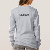 Individuelle Name- und Textdrossel T-Shirt (Rückseite)