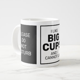Individuelle Name und Texte Jumbo-Tasse