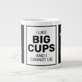 Individuelle Name und Texte Jumbo-Tasse (Vorderseite)