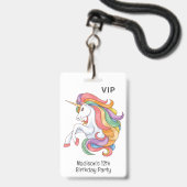 Individuelle Name- und Textfarben Ausweis (Vorderseite mit Lanyard)