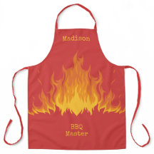 Individuelle Name- und TextFIRE-Schürze