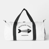 Individuelle Name- und Textfisch Duffle Bag (Vorderseite)