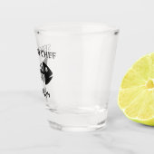 Individuelle Name- und Textfisch Schnapsglas (Rechts)