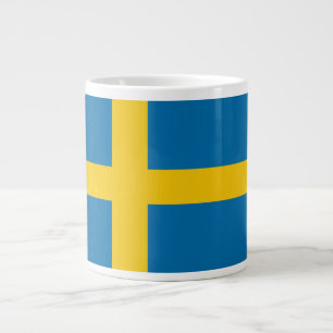 Individuelle Name- und Textflagge Jumbo-Tasse