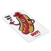 Individuelle Name- und TextHot Dog Magnet (Rechte Seite)