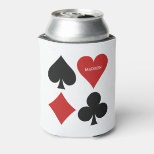 Individuelle Name- und Textkartenplayer Dosenkühler