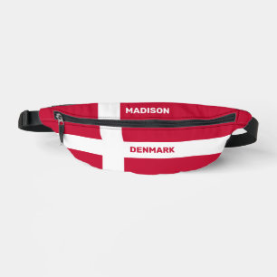 Individuelle Name- und Textmarkierung Dänemark Bauchtasche
