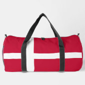 Individuelle Name- und Textmarkierung Dänemark Duffle Bag (Rückseite)