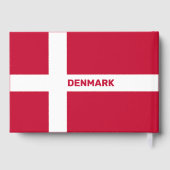 Individuelle Name- und Textmarkierung Dänemark Gästebuch (Rückseite)