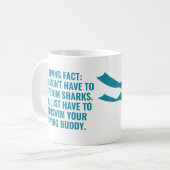 Individuelle Name- und Textskuba Kaffeetasse (Vorderseite Links)