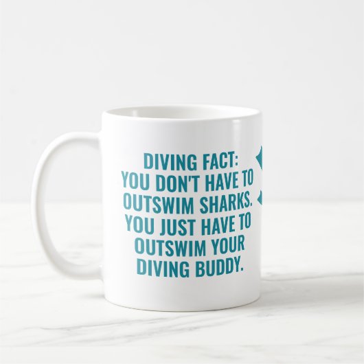 Individuelle Name- und Textskuba Kaffeetasse (Links)