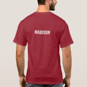 Individuelle Name- und Textskuba T-Shirt (Rückseite)