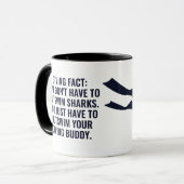Individuelle Name- und Textskuba Tasse (Vorderseite Links)