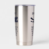 Individuelle Name- und Textskuba Thermobecher (Links)