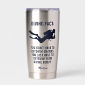 Individuelle Name- und Textskuba Thermobecher (Vorderseite)