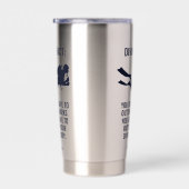 Individuelle Name- und Textskuba Thermobecher (Rechts)