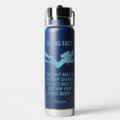 Individuelle Name- und Textskuba Trinkflasche (Hinten)