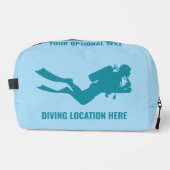 Individuelle Name- und Textskuba Waschbeutel (Vorderseite)