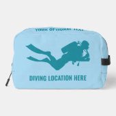 Individuelle Name- und Textskuba Waschbeutel (Rückseite)