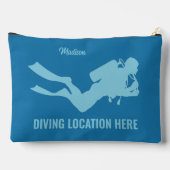 Individuelle Name- und Textskuba Zubehörtasche (Rückseite)