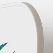 Individuelle Name- und Texttropeninseln Pickleball Schläger (Linke Seite)