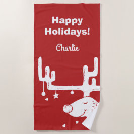 Individuelle Name- und Texttücher für Reindezwecke Strandtuch