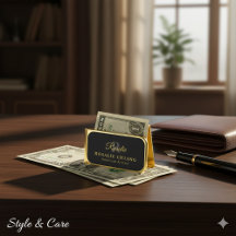 Individuelle Name und Titel mit Monogramm -