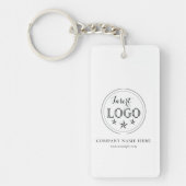 Individuelle Name und Titel Rectangle Schlüsselanh Schlüsselanhänger (Vorderseite)