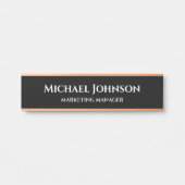 Individuelle Name und Titellamt Türschild (Vorderseite )