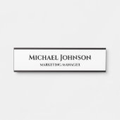 Individuelle Name und Titellamt Türschild (Vorderseite )