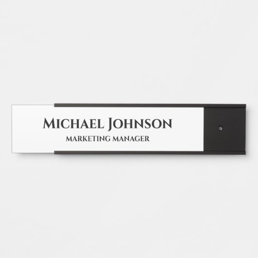 Individuelle Name und Titellamt Türschild (Vorderseite )